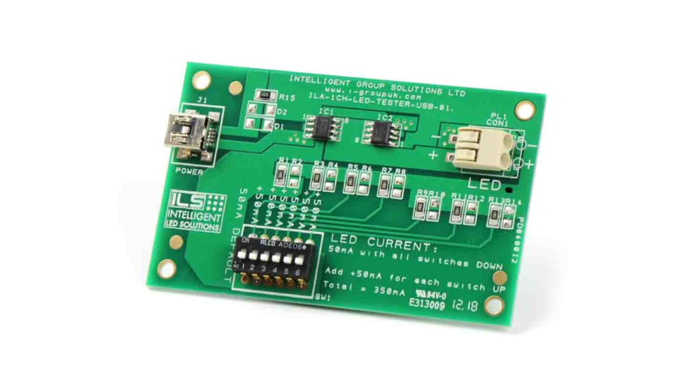 ILS LED meghajtó áramkör ILA-1CH-LED-TESTER-USB-01