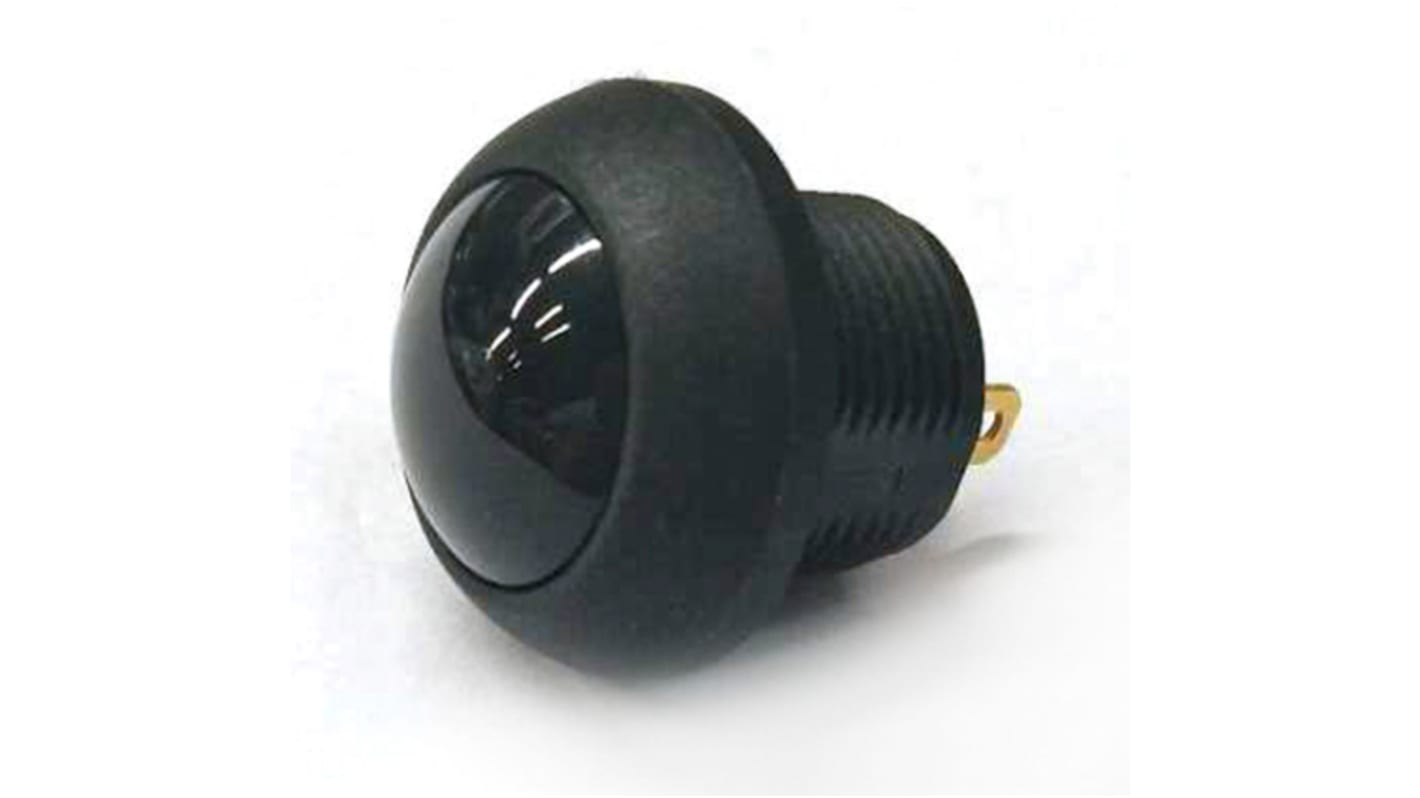 RS PRO Miniature Push Button Switch, 13.6mm Cutout, SPST, 125 V ac @ 125 mA, 32 V ac @ 400 mA, 50 V dc @ 200 mA, IP68