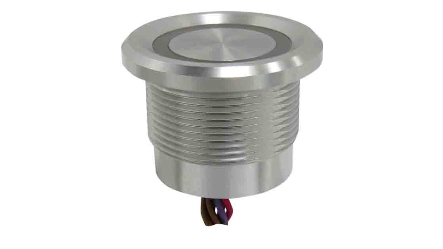 RS PRO Illuminated Piezo Switch, Momentary, IP68 RS