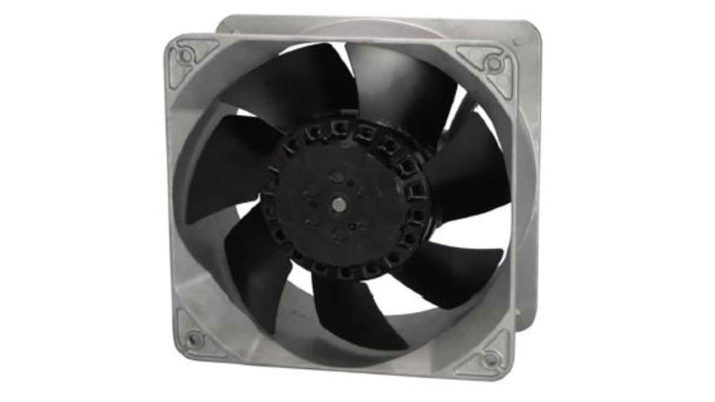 Ventilador Axial RS PRO de 176 x 176 x 89mm, 230 V ac, 80W, 3250rpm, caudal 645.6m³/h, 63dB, IP56