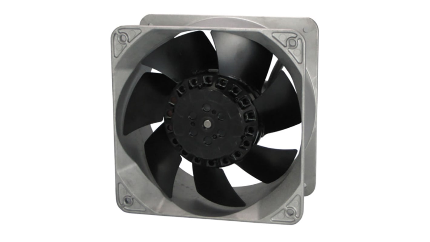 Ventilateur axial RS PRO 230 V c.a., 645.6m³/h, 176 x 176 x 89mm, 80W