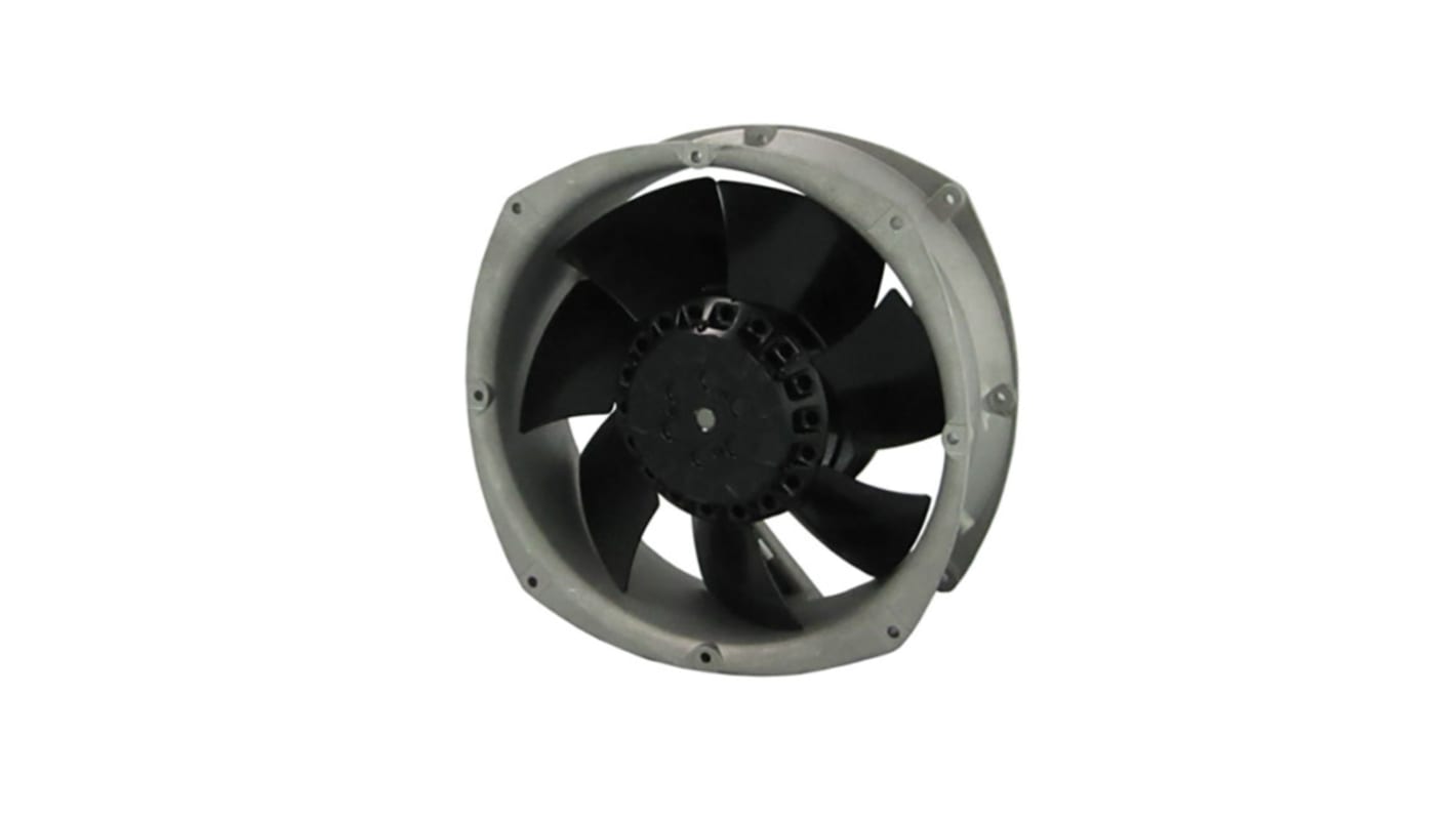 Ventilador Axial RS PRO de 220 x 200 x 70mm, 230 V ac, 105W, 3300rpm, caudal 824m³/h, 68dB, IP56