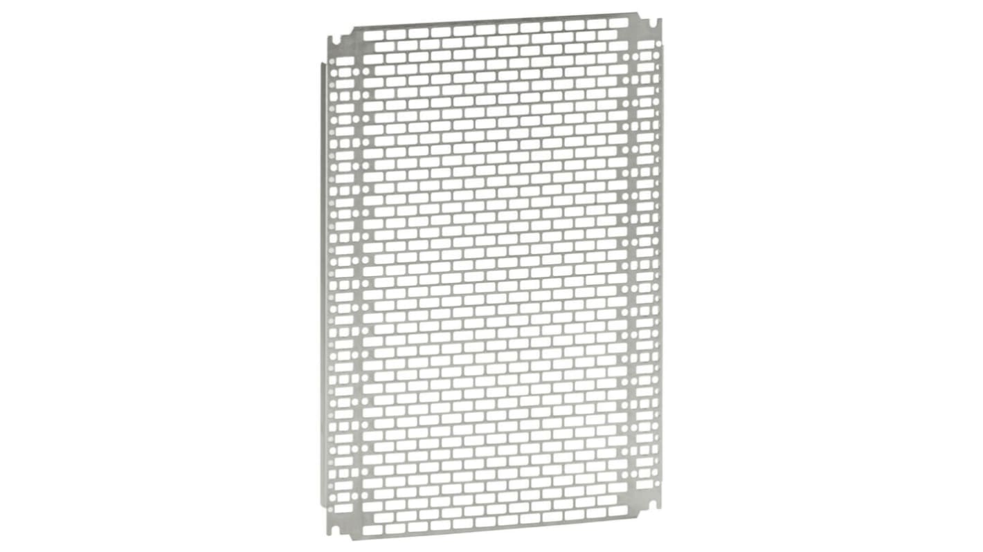 Legrand Steel Perforated Mounting Plate, 356mm W, 256mm L for Use with Atlantic Enclosure, Marina Enclosure