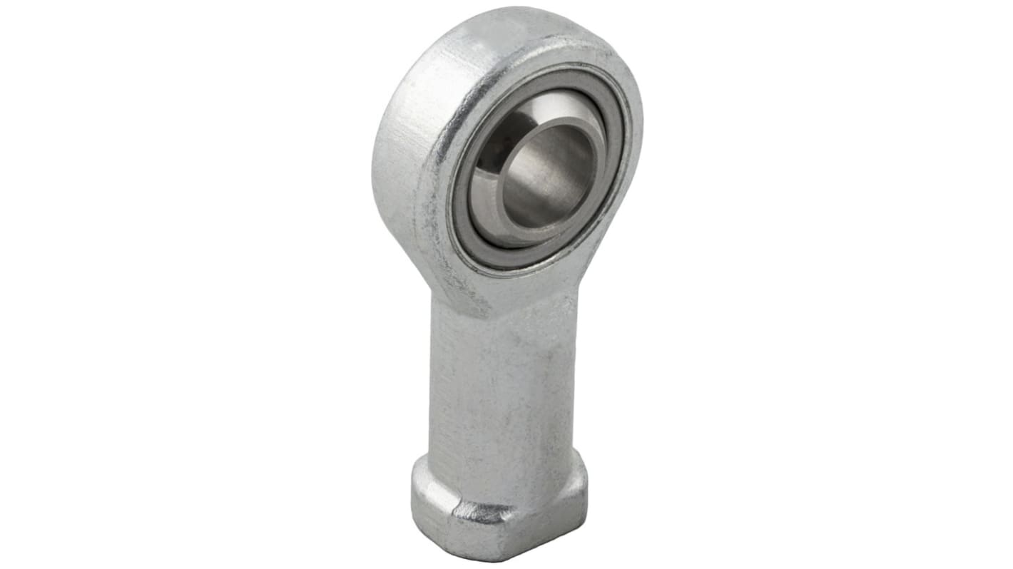 RS PRO M16 x 1.5 Female Steel Rod End, 16mm Bore, 85mm Long, Metric Thread Standard, Female Connection Gender