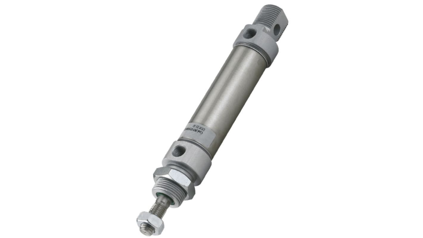 RS PRO Roundline Cylinder - 16mm Bore, 200mm Stroke, Double Acting