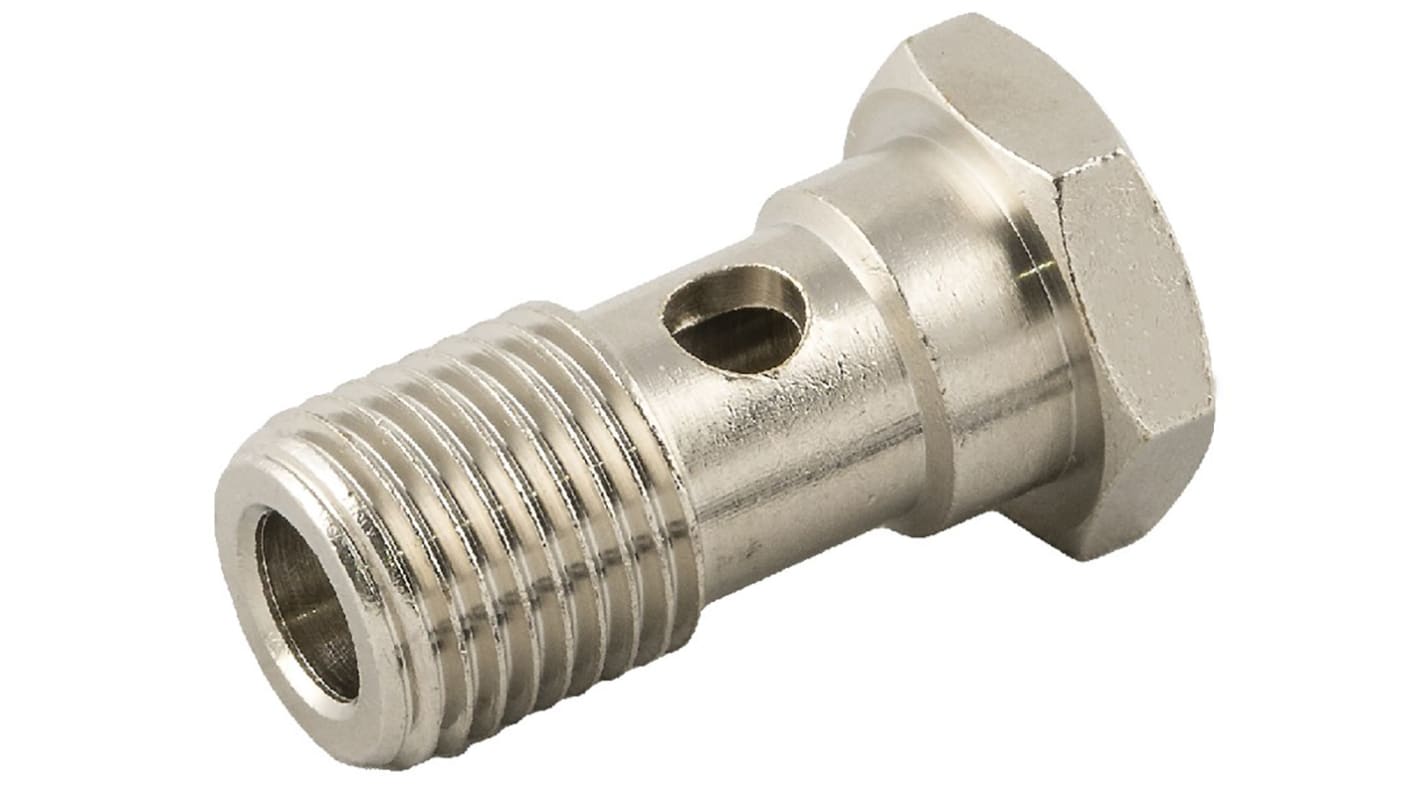 RS PRO Banjo Bolt, M5 Male, Threaded-to-Tube Connection Style