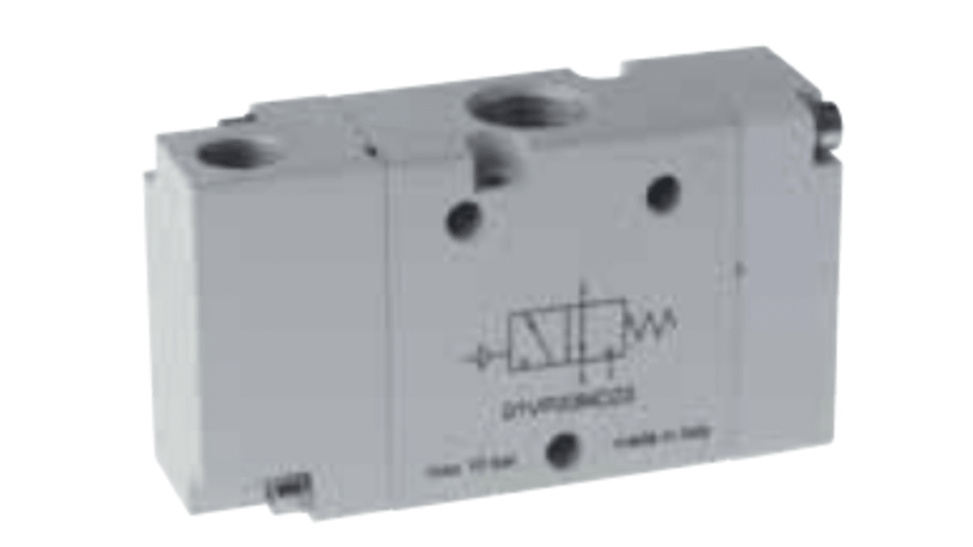 Electroválvula neumática RS PRO, Rosca G 1/4, Función 3/2 NC, Neumático, Montaje en base, 1200Nl/min