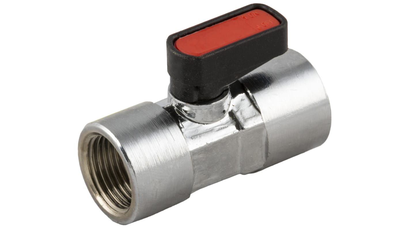 RS PRO Handle Pneumatic Relay Micro Valve, R 1/4, 6.35mm, III B