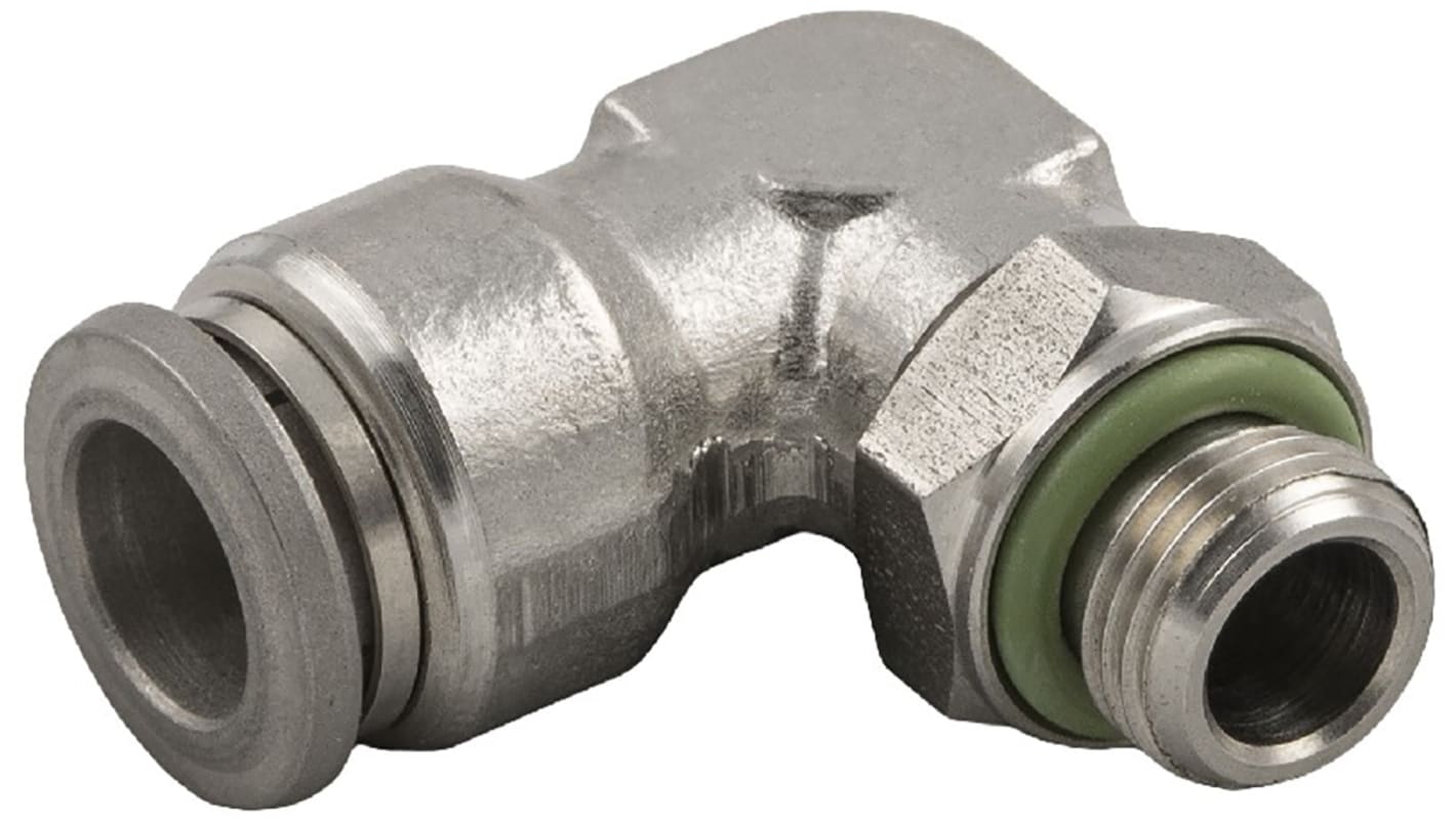 RS PRO Pushin Fitting, M5 Male to Push In 4 mm, ThreadedtoTube