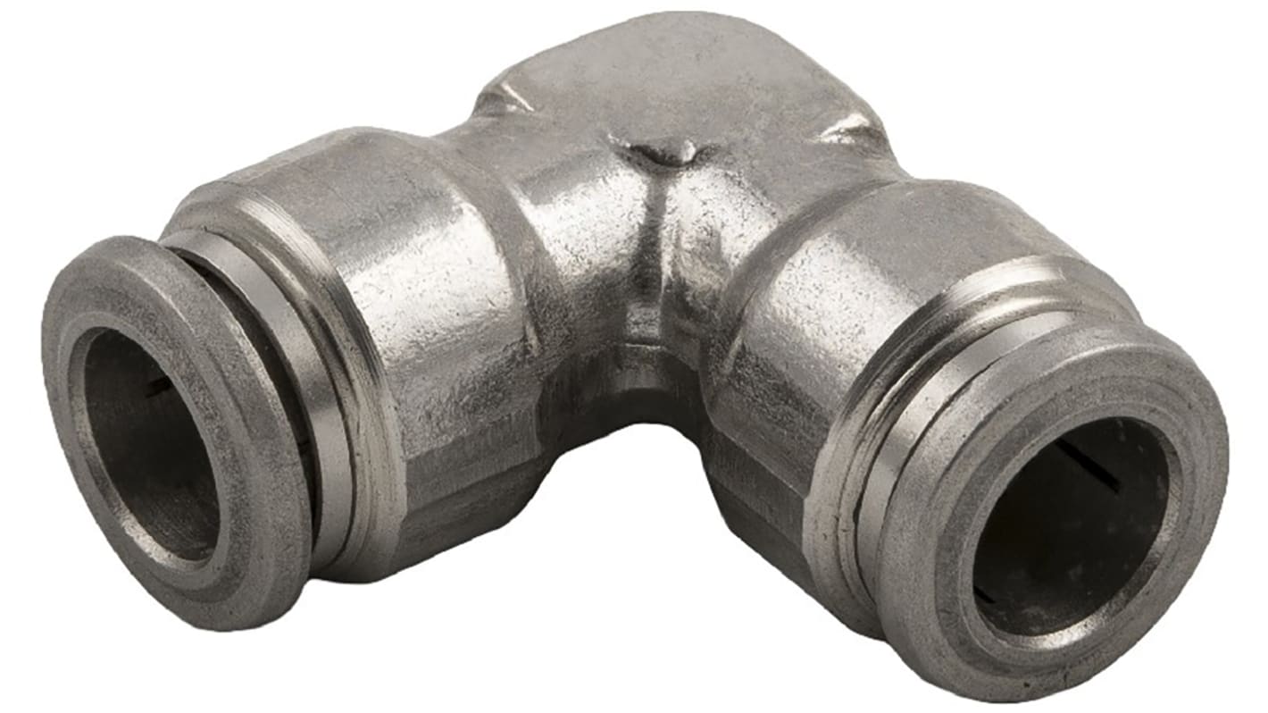 RS PRO Push-in Fitting, Push In 4 mm to Push In 4 mm, Tube-to-Tube Connection Style