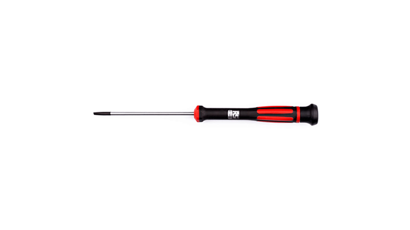 RS PRO Slotted Precision Screwdriver, 3.0 mm Tip, 80 mm Blade