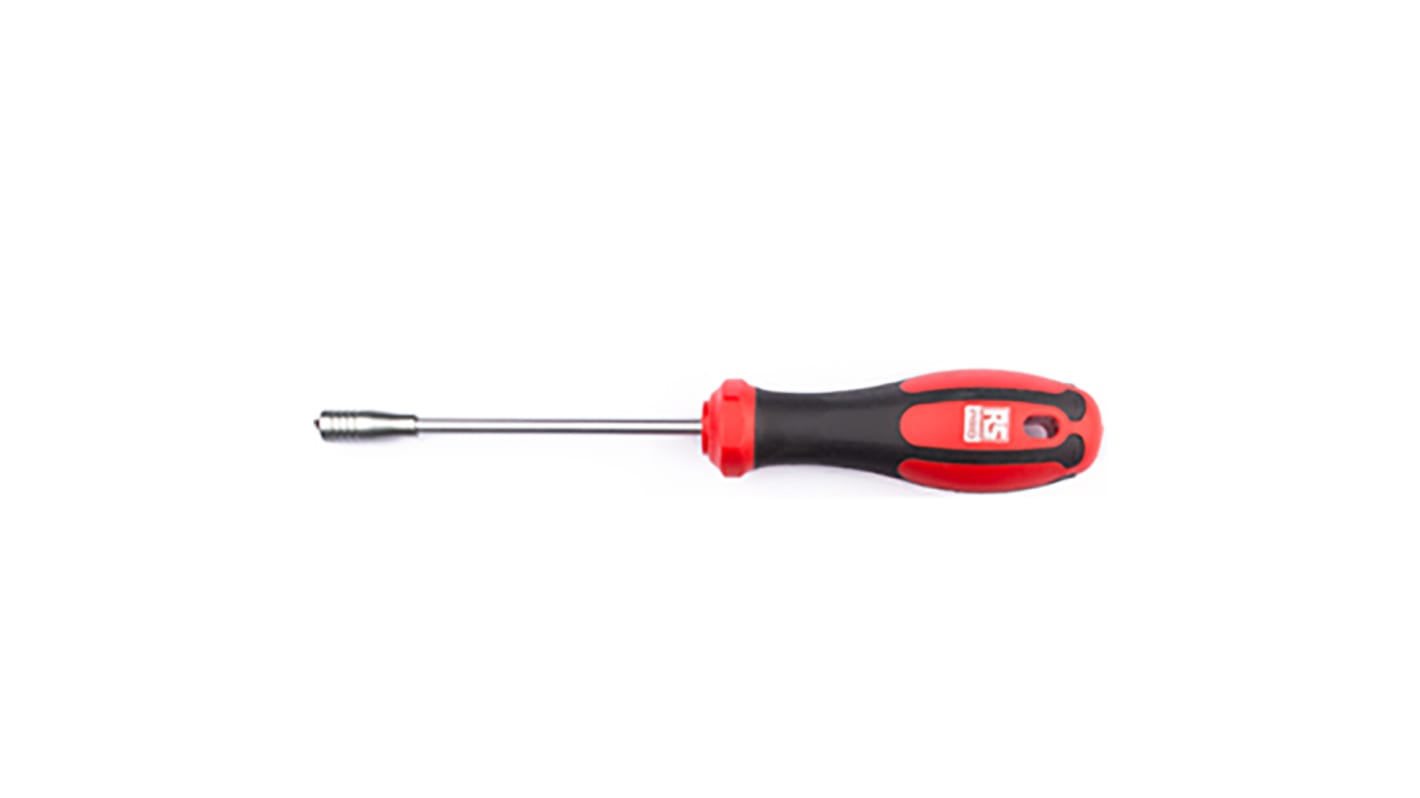 RS PRO Slotted Screw Holding Screwdriver, 4.5 mm Tip, 75 mm Blade