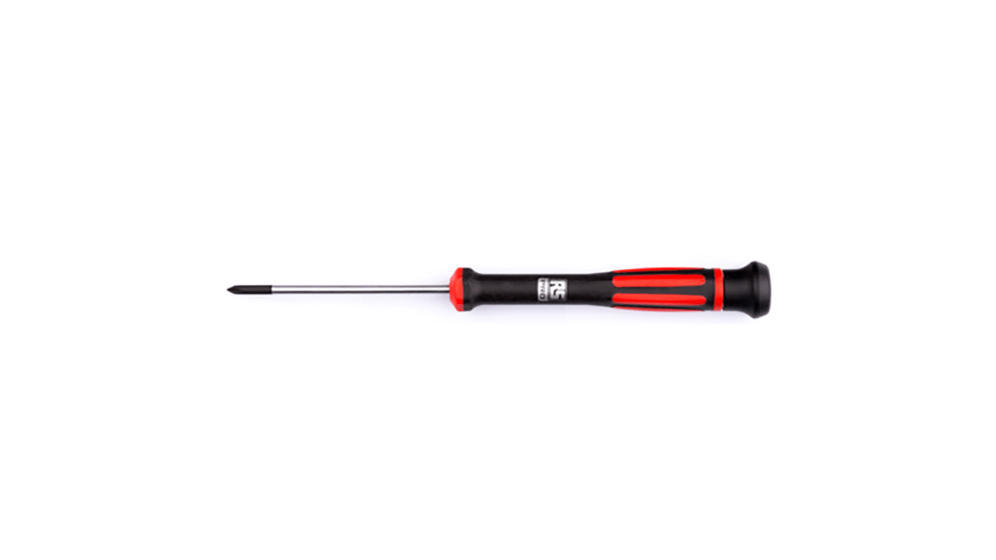 RS PRO Pozidriv Precision Screwdriver, PZ0 Tip, 60 mm Blade RS