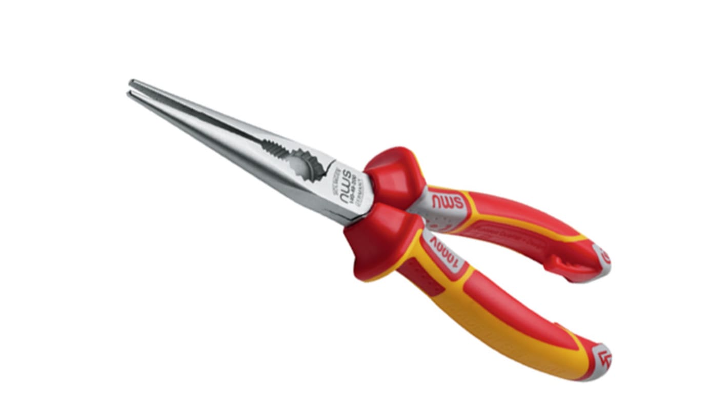 N14049VDE205SB NWS N140 Long Nose Pliers, 205 mm Overall