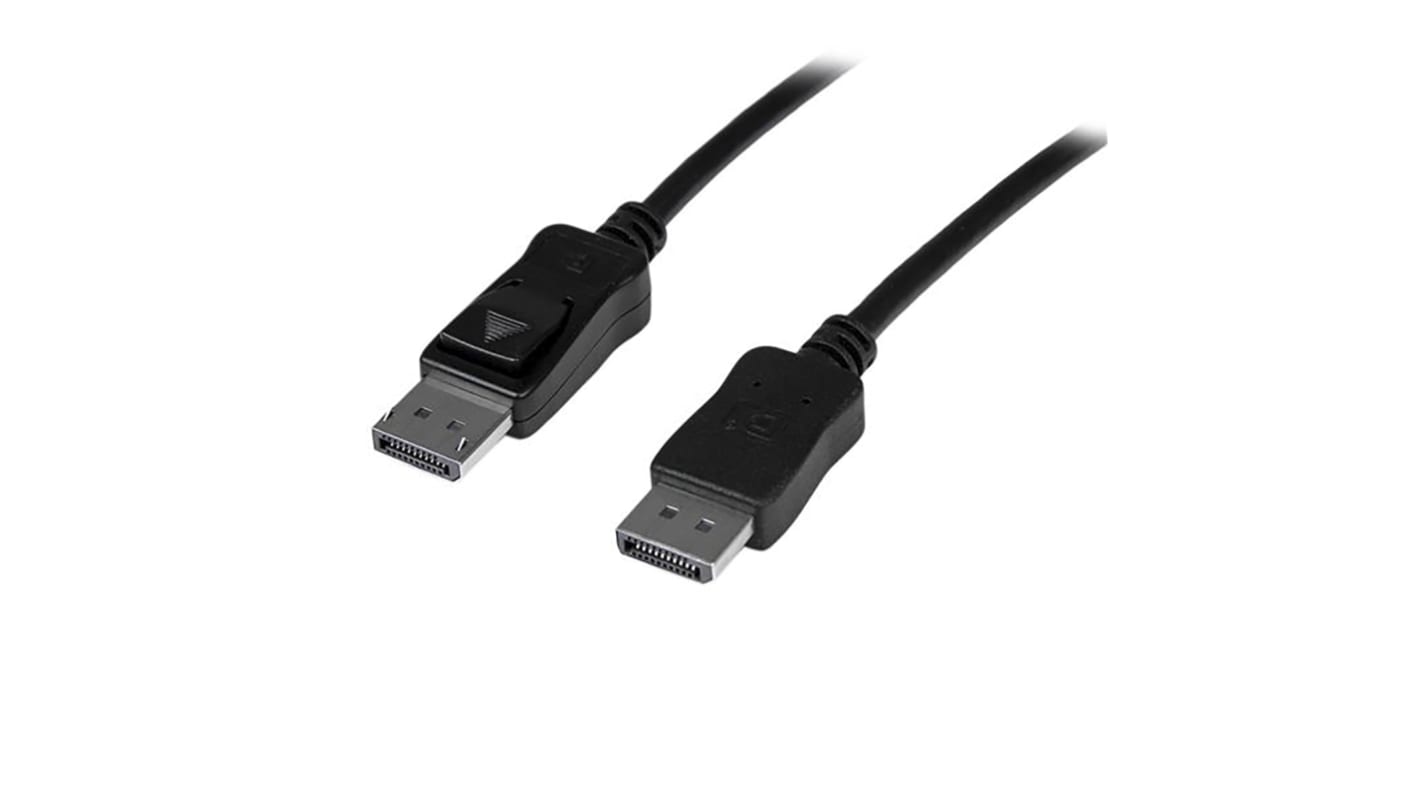 Cable DisplayPort negro Startech, con. A: DisplayPort macho, con. B: DisplayPort macho, long. 15m