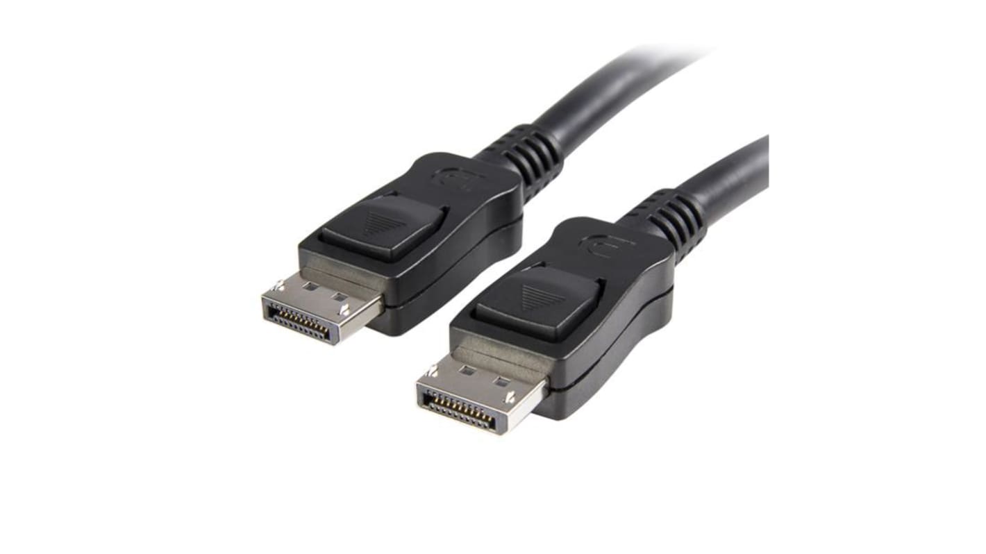 Cable DisplayPort negro Startech, con. A: DisplayPort macho, con. B: DisplayPort macho, long. 1m