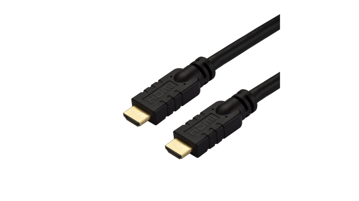 StarTech.com 4K @ 60Hz HDMI 2.0 Male HDMI to Male HDMI  Cable, 15m