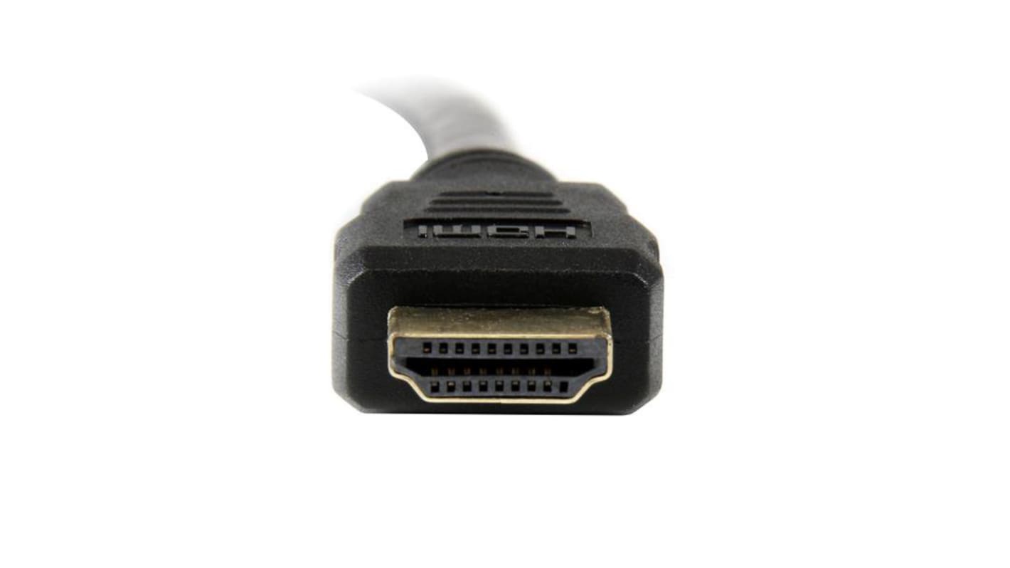 StarTech.com HDMI-Kabel A HDMI Stecker B DVI-D Single Link Stecker Hohe Geschwindigkeit 1920 x 1200 max., 0.5m, Schwarz