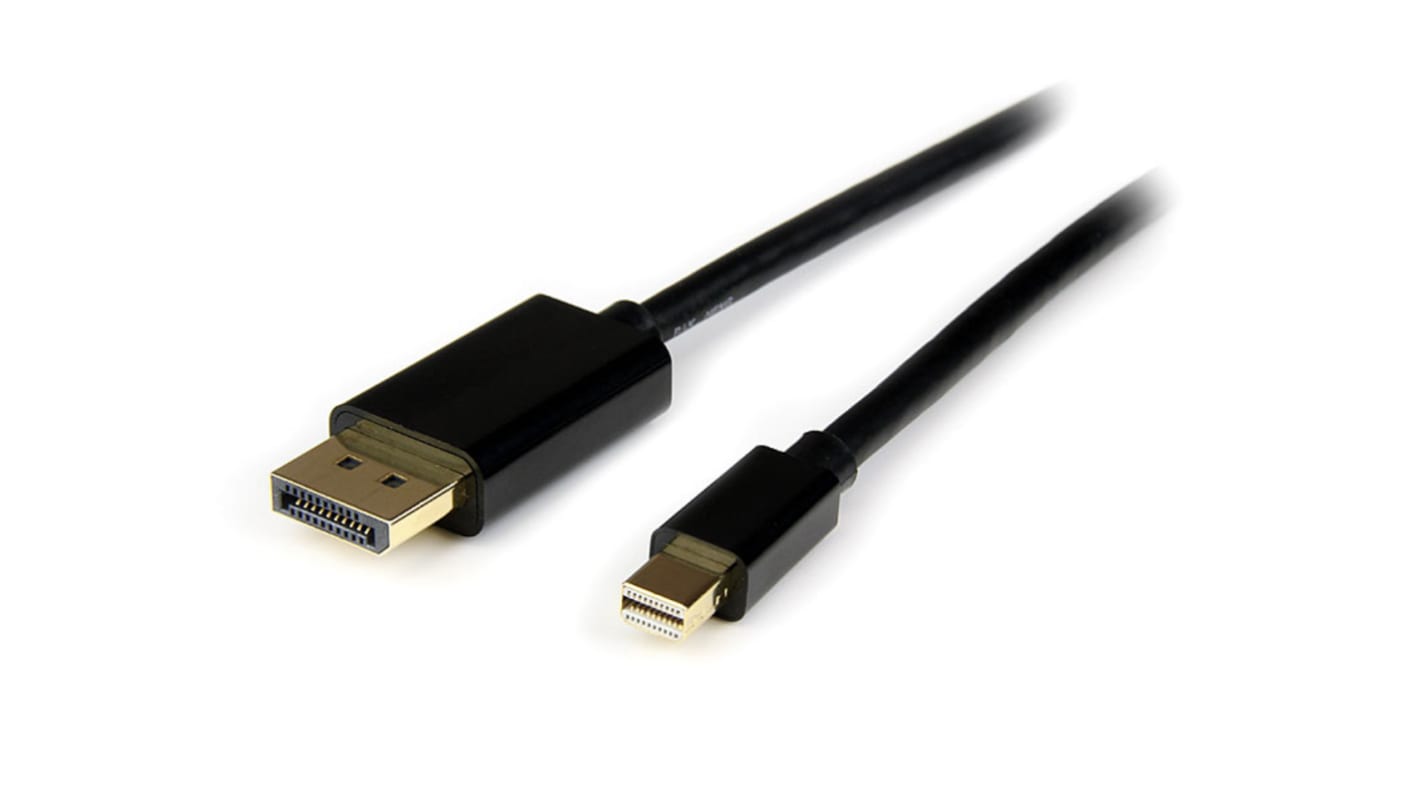 StarTech.com Male Mini DisplayPort to Male DisplayPort, PVC  Cable, 4K @ 60 Hz, 4m