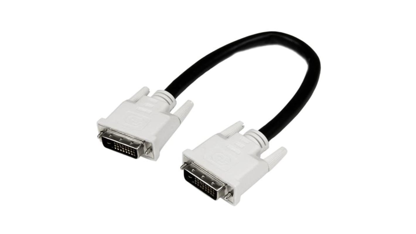 StarTech.com DVI-Kabel A DVI-D Dual Link - Stecker B DVI-D Dual Link - Stecker, 1m PVC Schwarz