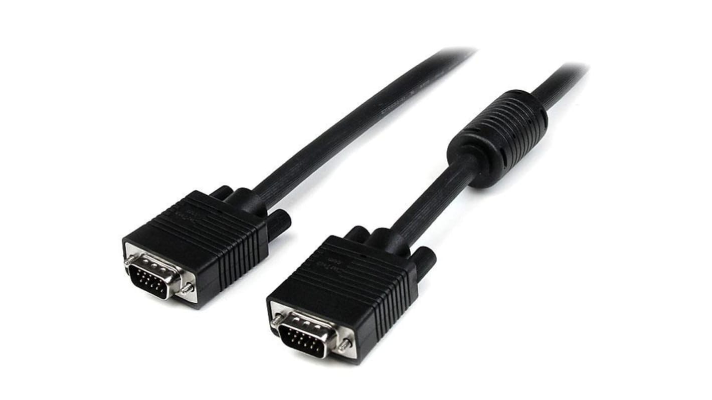 Cable VGA StarTech.com de color Negro, con. A: VGA macho, con. B: VGA macho, long. 1m