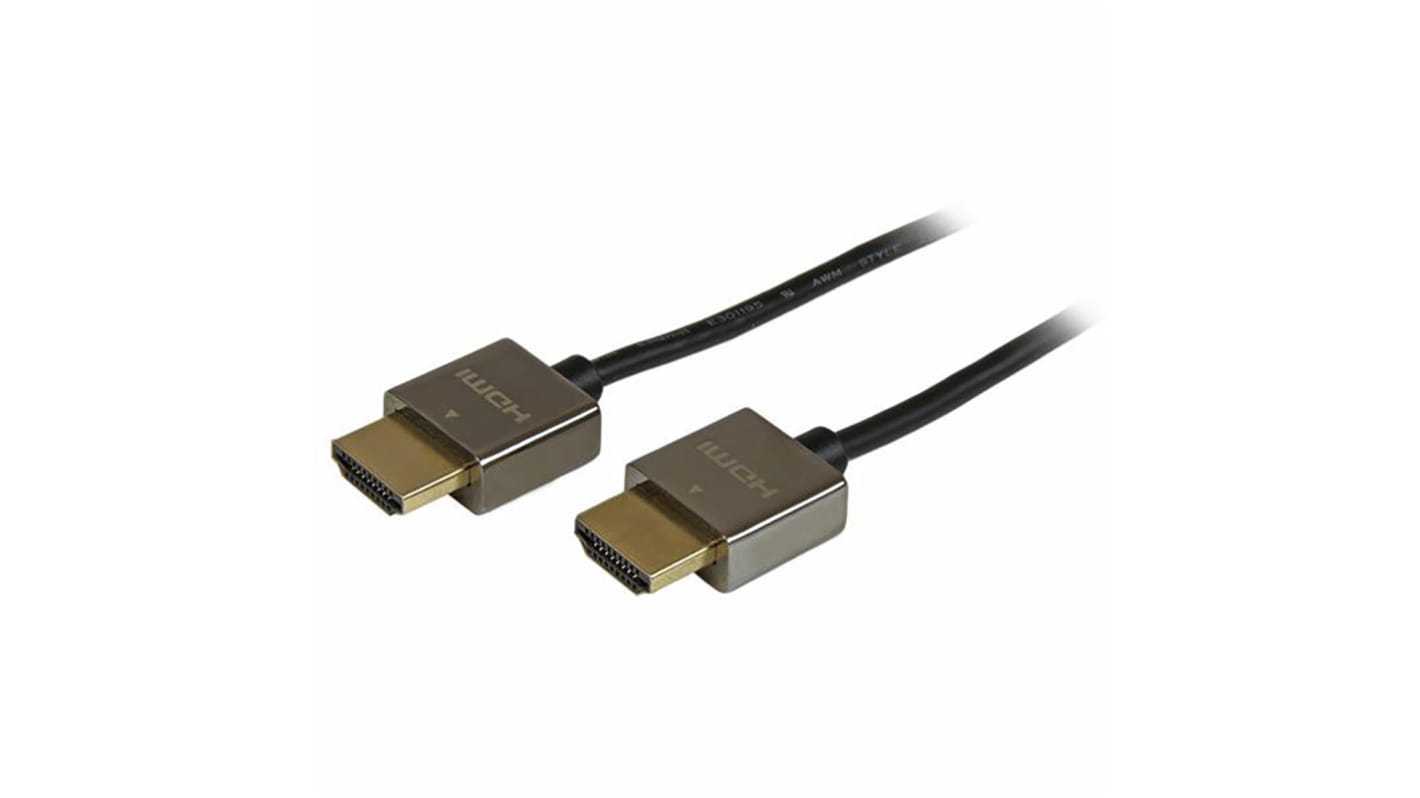 StarTech.com Pro HDMI-Kabel A HDMI Stecker B HDMI Stecker Hohe Geschwindigkeit 4K @ 30Hz max., 1m, Schwarz