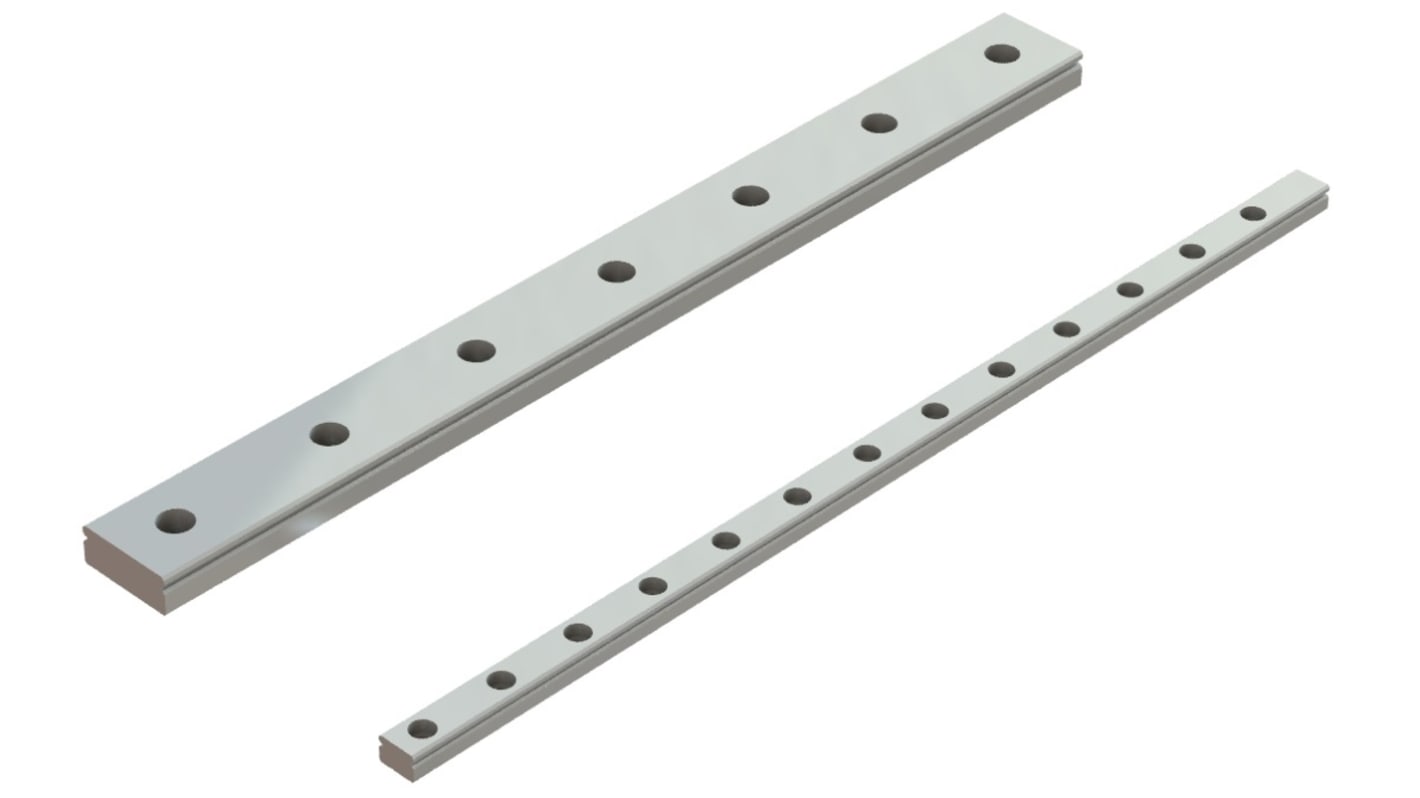 Guida lineare RS PRO, guida da 90mm x 5mm, in X65Cr13 - Acciaio inossidabile