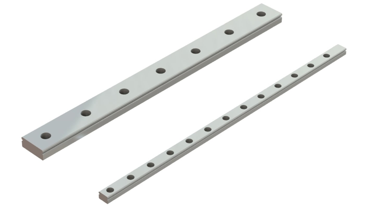 Carril RS PRO, dimensiones 230mm x 15mm