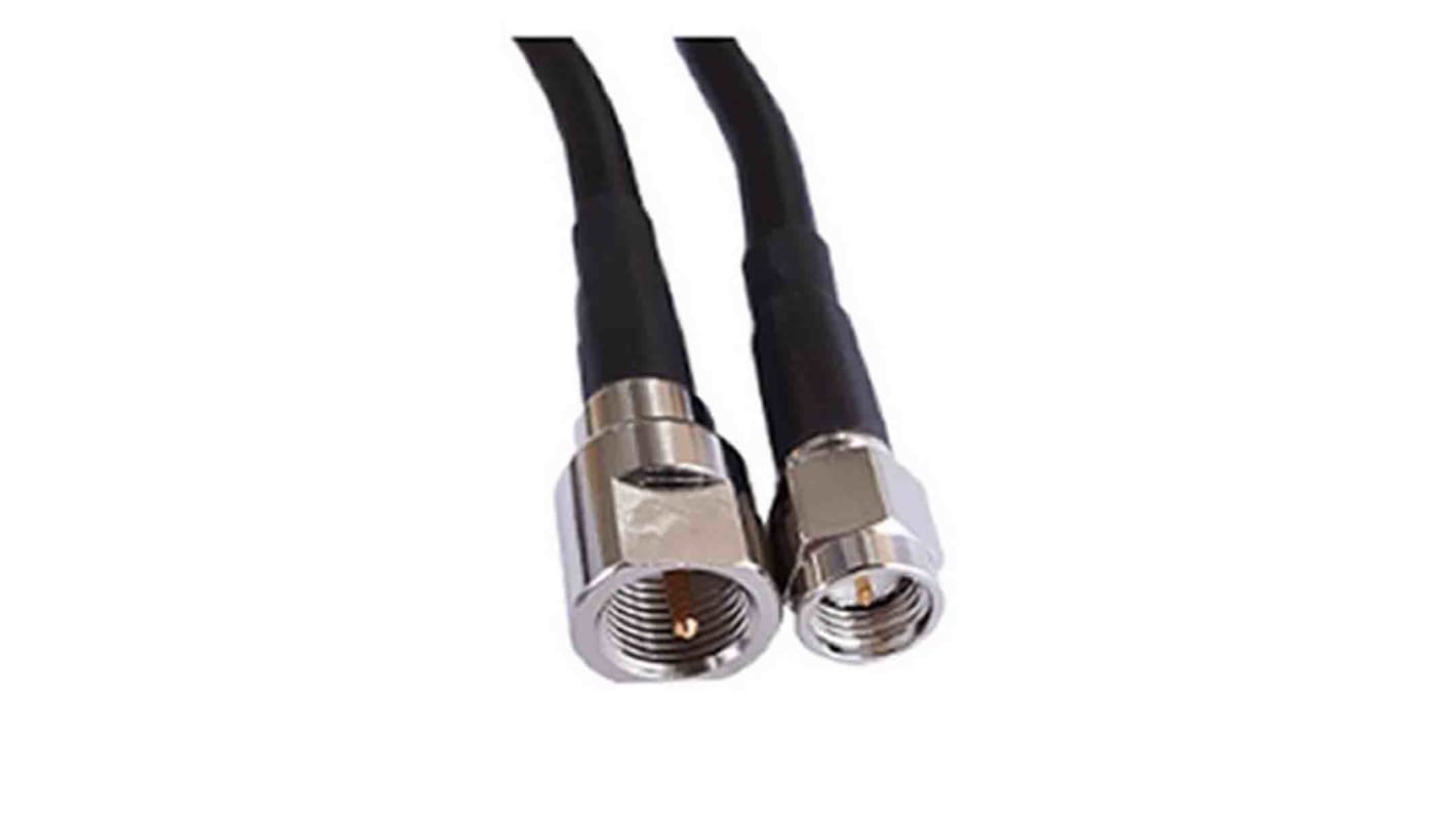 Siretta ASM Series Coaxial Cable, 3m, RG174 Coaxial, Terminated
