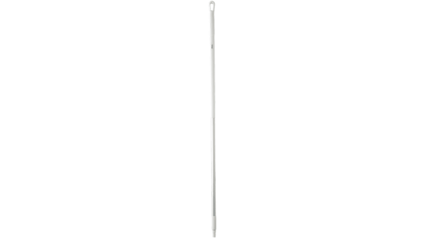 Vikan White Broom Handle, 1.51m, for use with Vikran Brooms, Vikran Squeegees