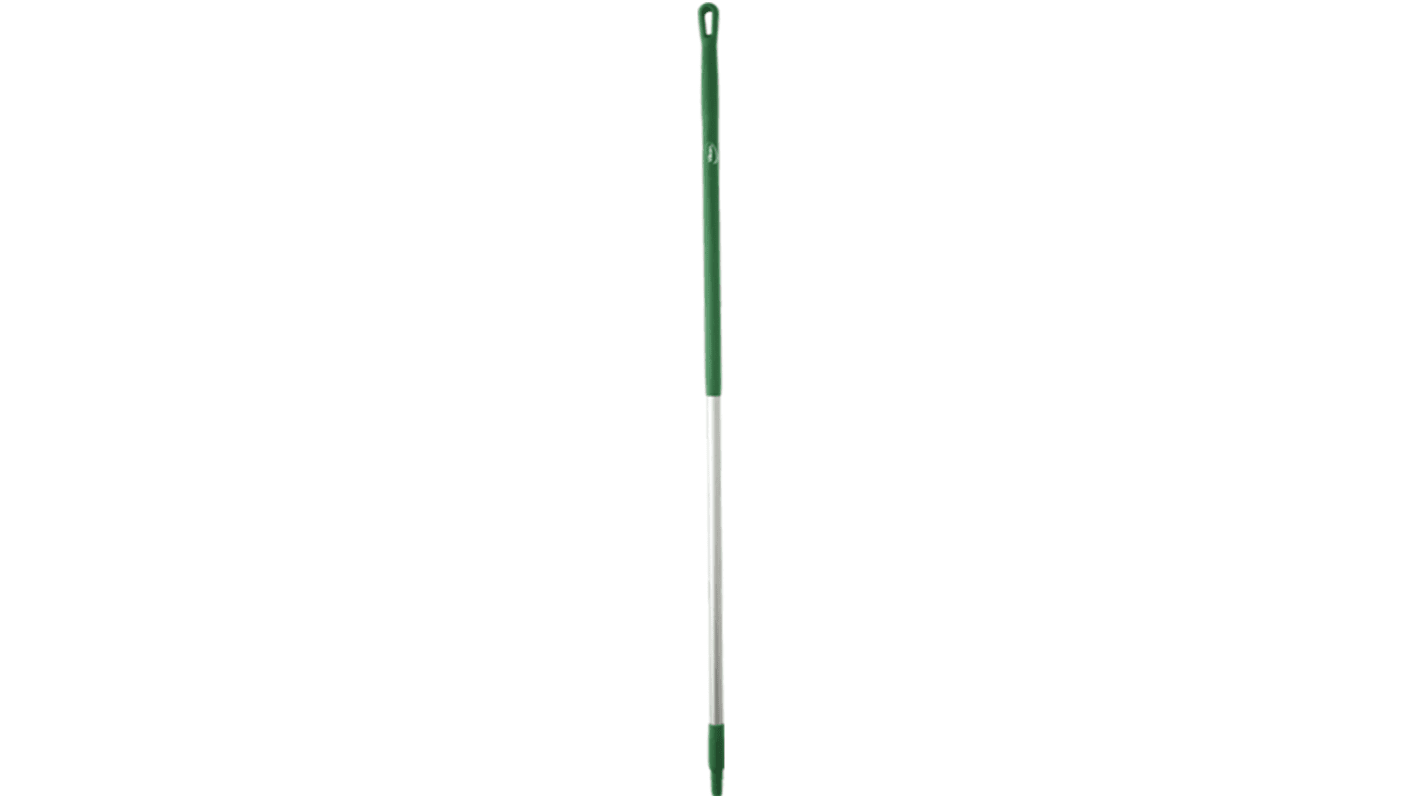 Vikan Green Broom Handle, 1.51m, for use with Vikran Brooms, Vikran Squeegees