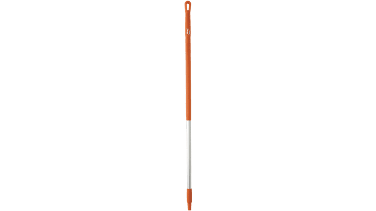 Vikan Orange Broom Handle, 1.31m, for use with Vikran Brooms, Vikran Squeegees