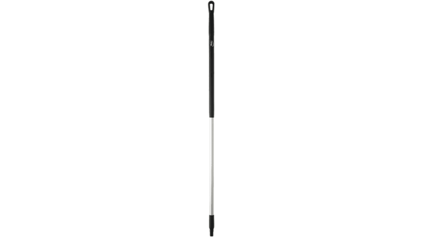 Vikan Black Broom Handle, 1.51m, for use with Vikran Brooms, Vikran Squeegees