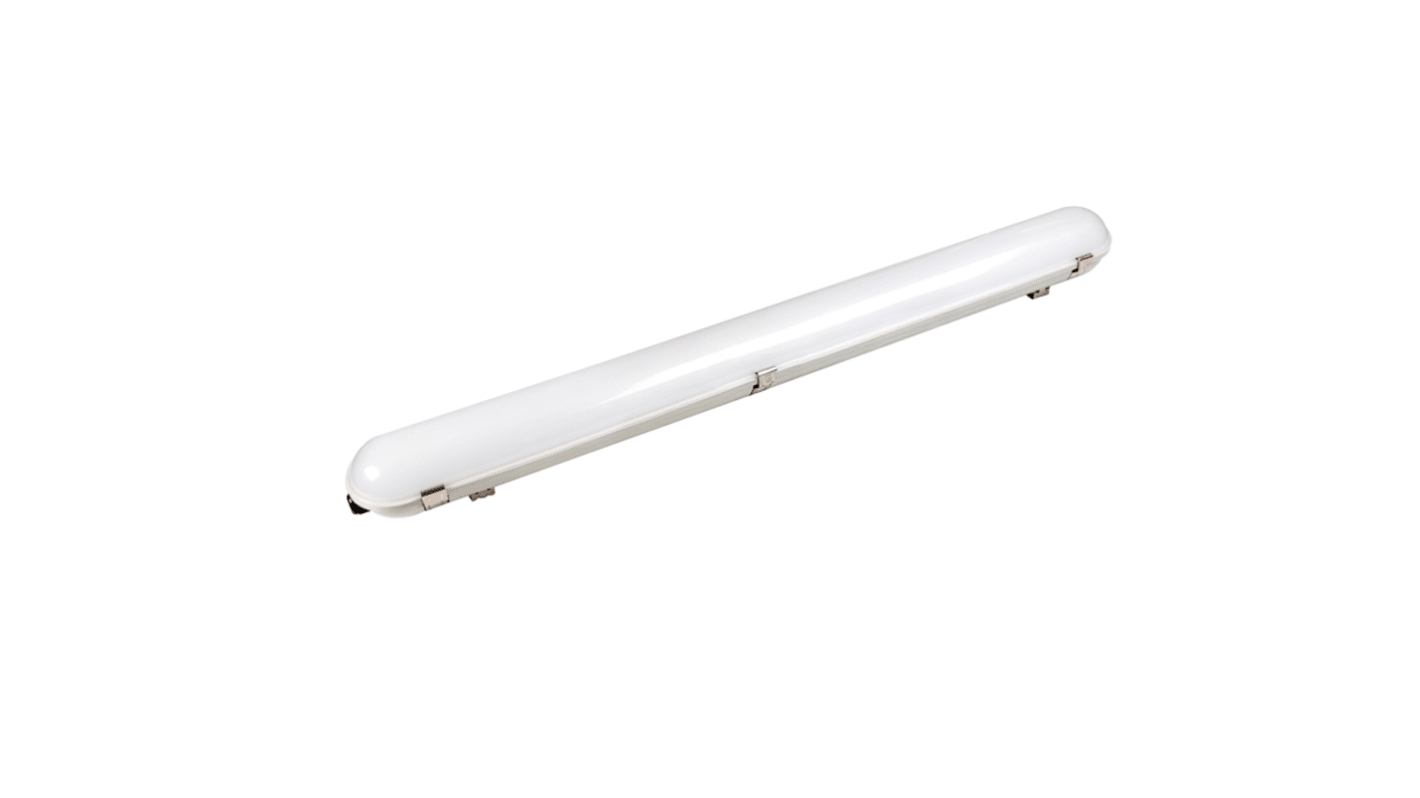 Réglette LED, 600 mm, 20 W 6300K, IP65, RS PRO