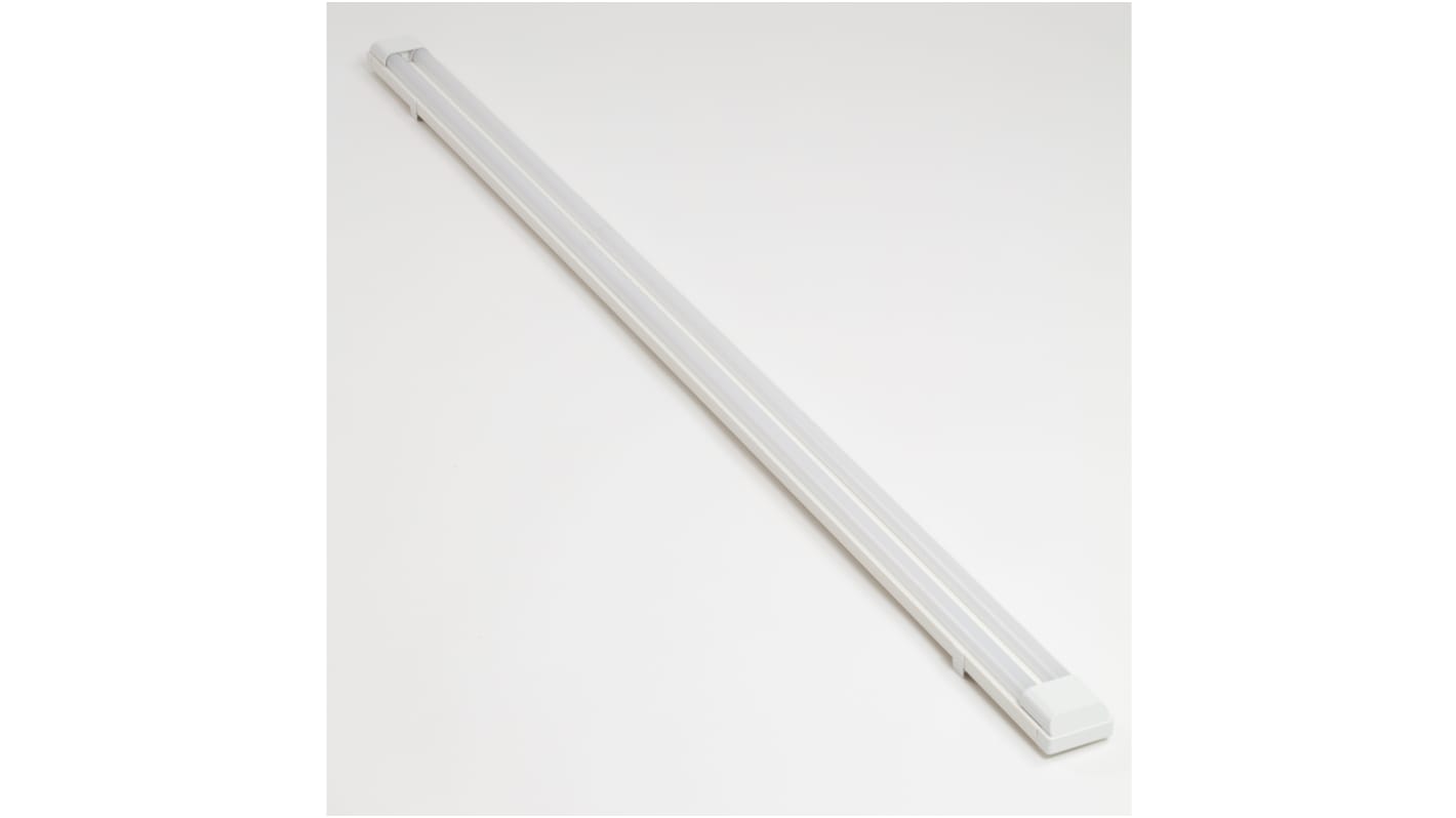 RS PRO 48 W LED Batten Light, 220 → 240 V ac Batten Twin Batten, 2 Lamp, 1.8 m Long, IP20