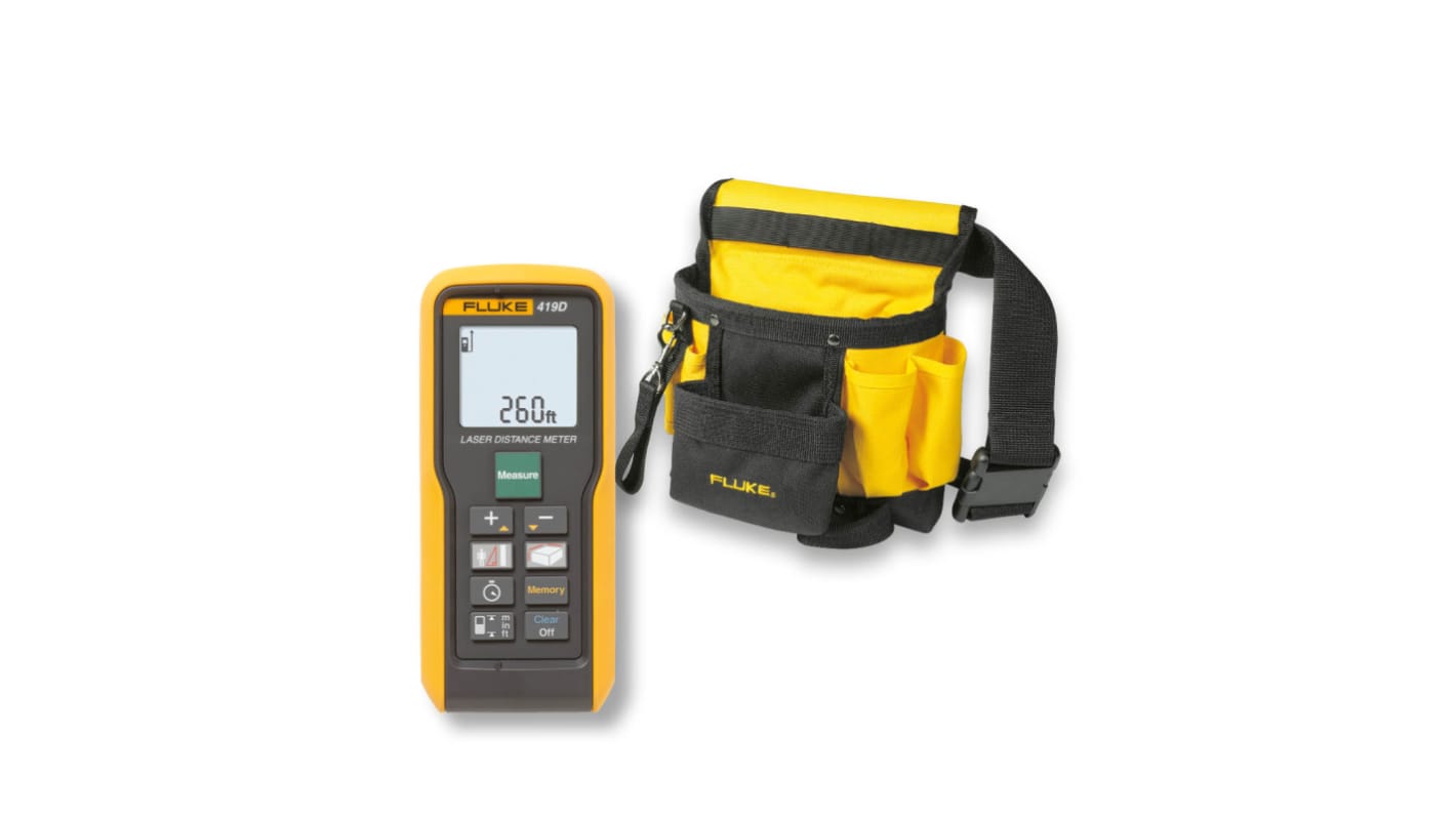 Fluke Fluke 419D Laser Measure, 80m Range, ±2 mm Accuracy