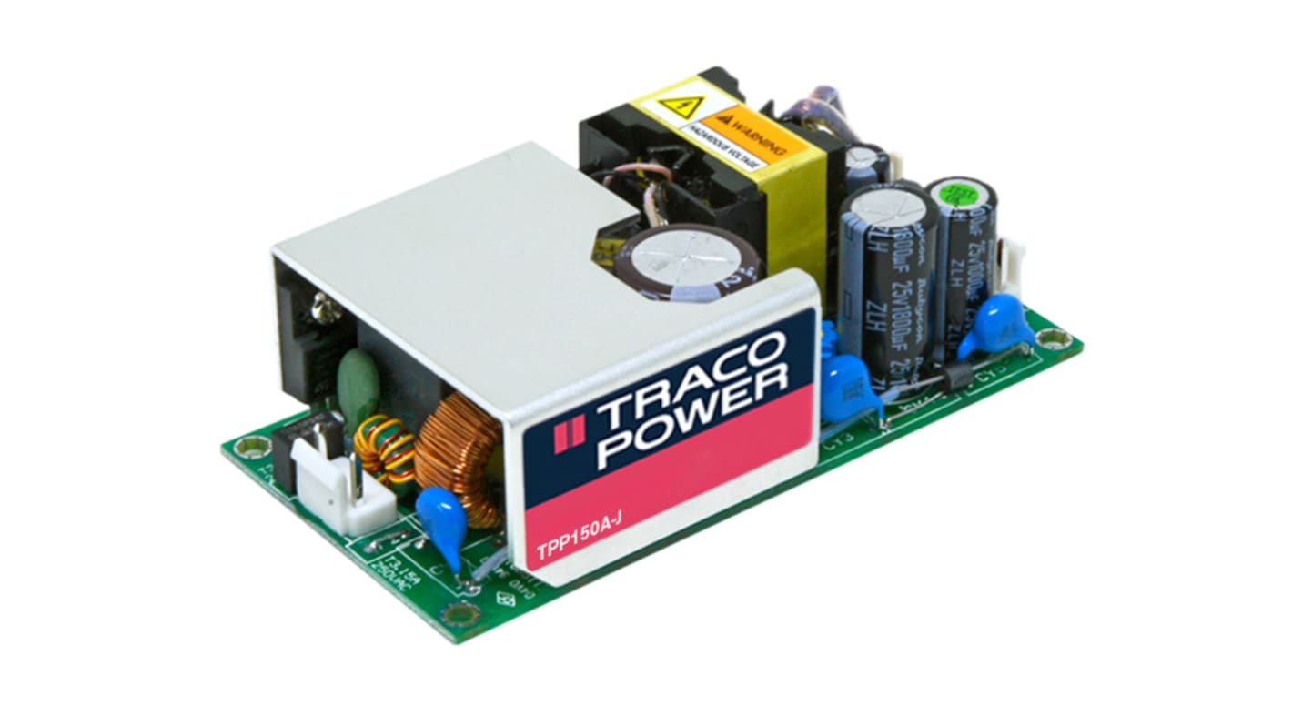 TRACOPOWER Switching Power Supply, TPP 150-112A-J, 12V dc, 30W, 1 Output, 120 → 370 V dc, 85 → 264 V ac