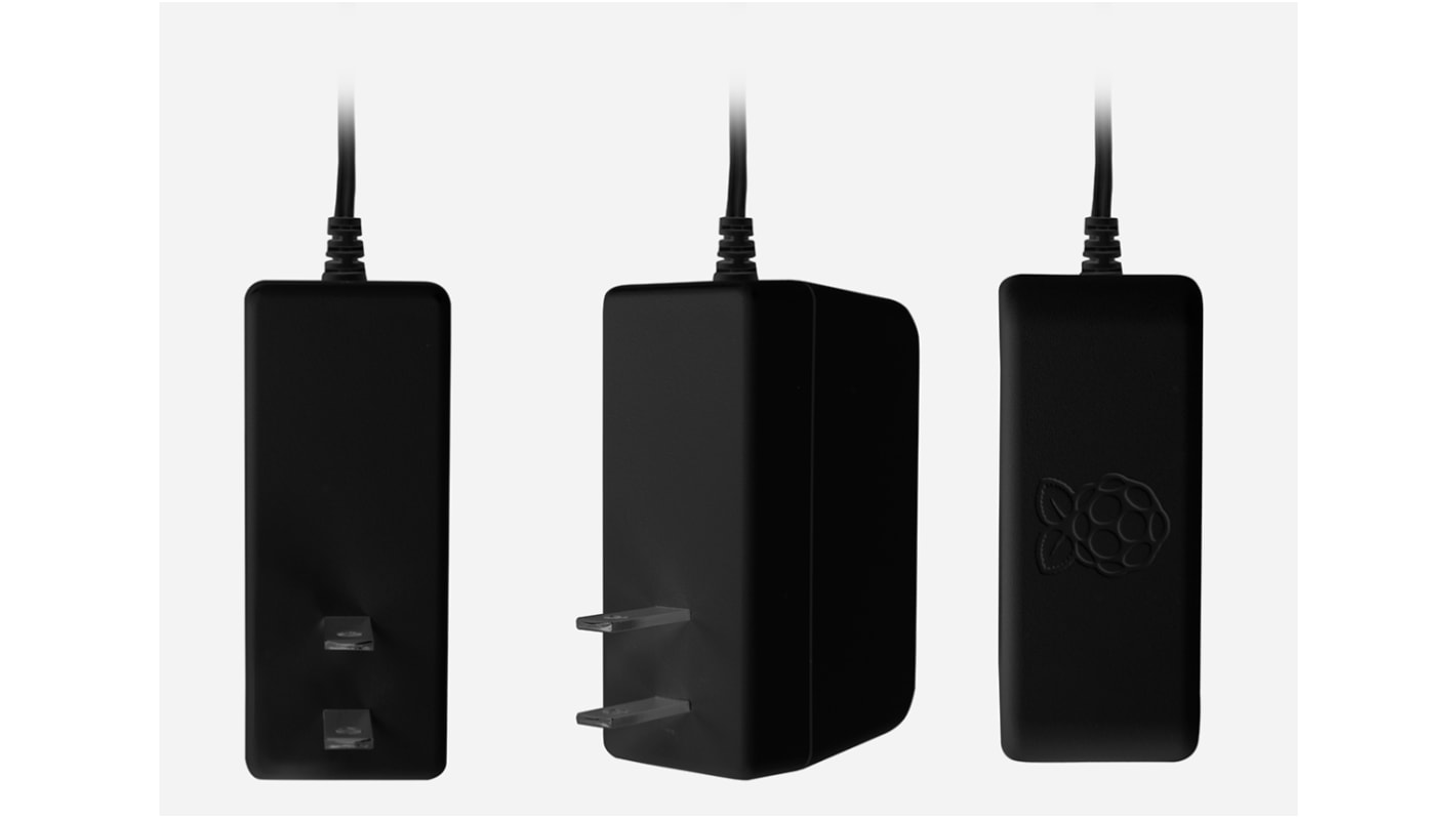 Raspberry Pi Power Supply, Micro USB Type B with US Plug Type, 1.5m