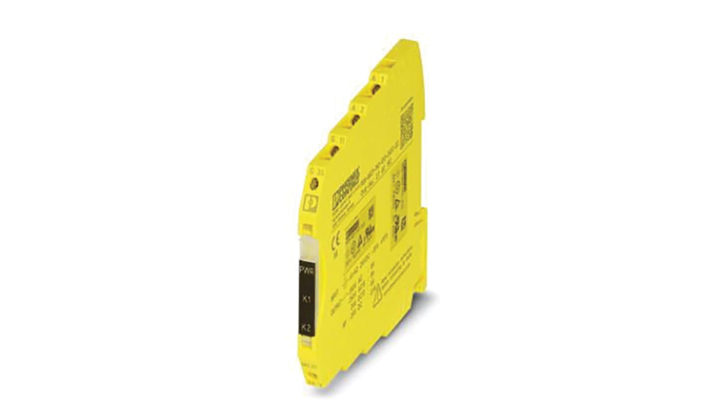 Phoenix Contact Single-Channel Emergency Stop Safety Relay, 24V dc, 1 Safety Contacts