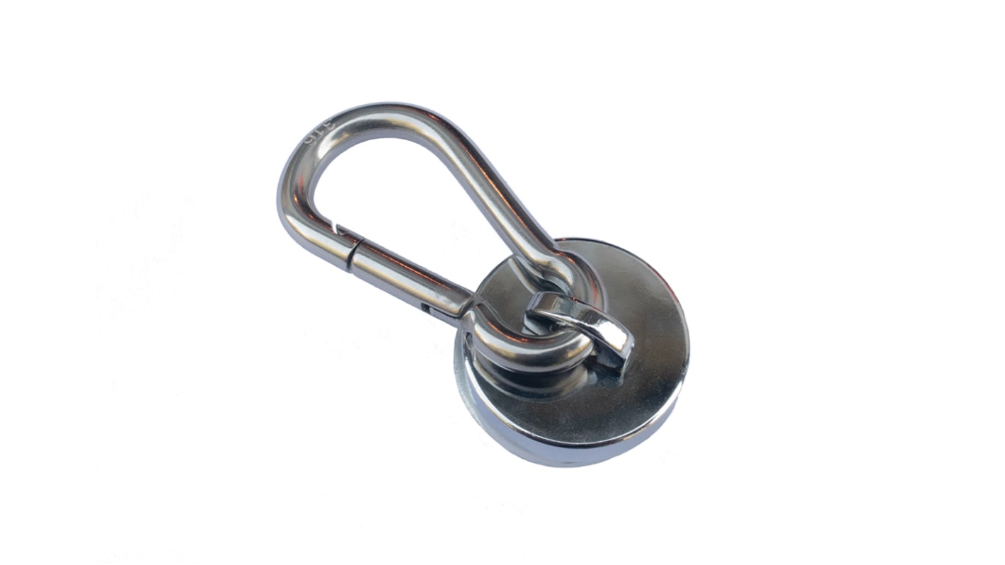 Eclipse Pot Magnet 28mm Hook, 20kg Pull