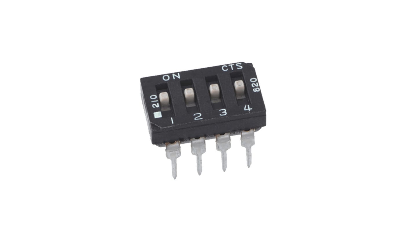 CTS 3 Way Through Hole DIP Switch SPST