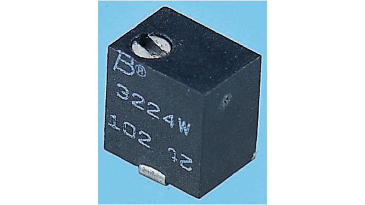 10Ω, SMD Trimmer Potentiometer 0.25W Top Adjust Bourns, 3224