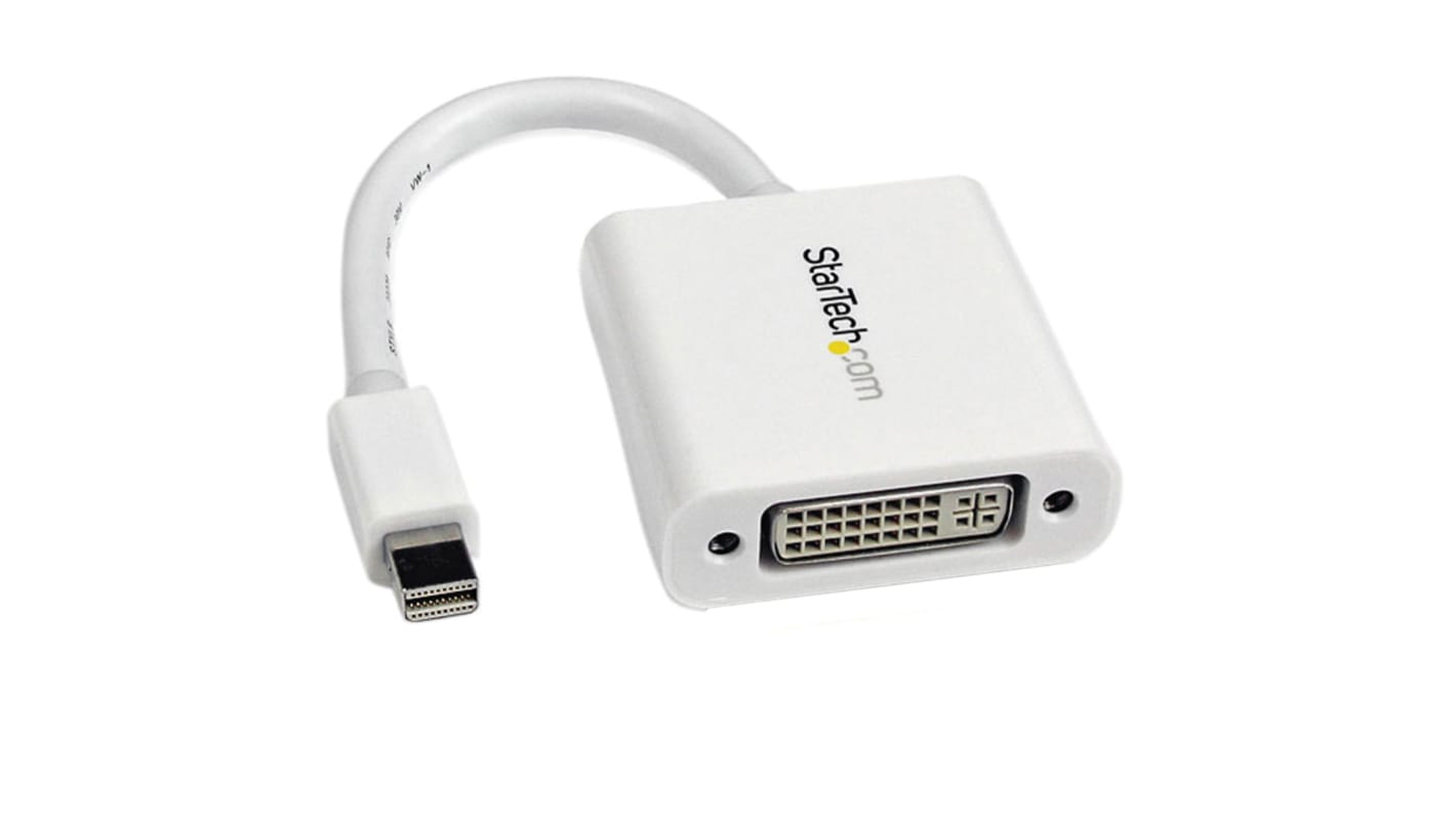 StarTech.com Mini DisplayPort to DVI Adapter, 120mm Length - 1920 x 1200 Maximum Resolution