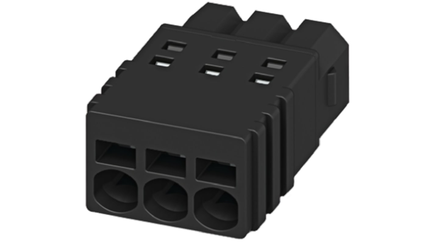 Phoenix Contact 2.5mm Pitch 7 Way Pluggable Terminal Block, Plug, Cable Mount, Spring Cage Termination