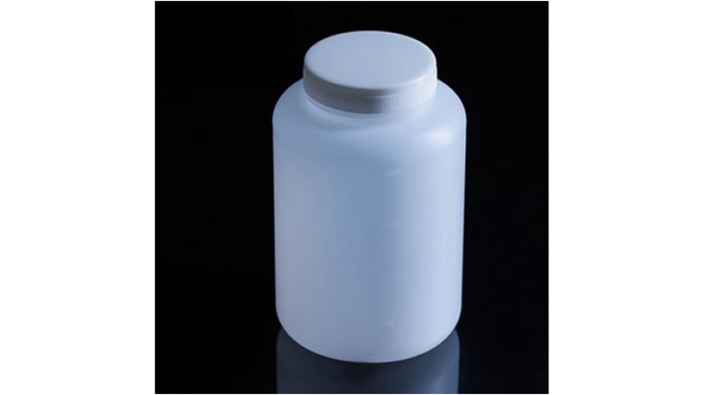 Botella para laboratorio, 2L, Polietileno de alta densidad
