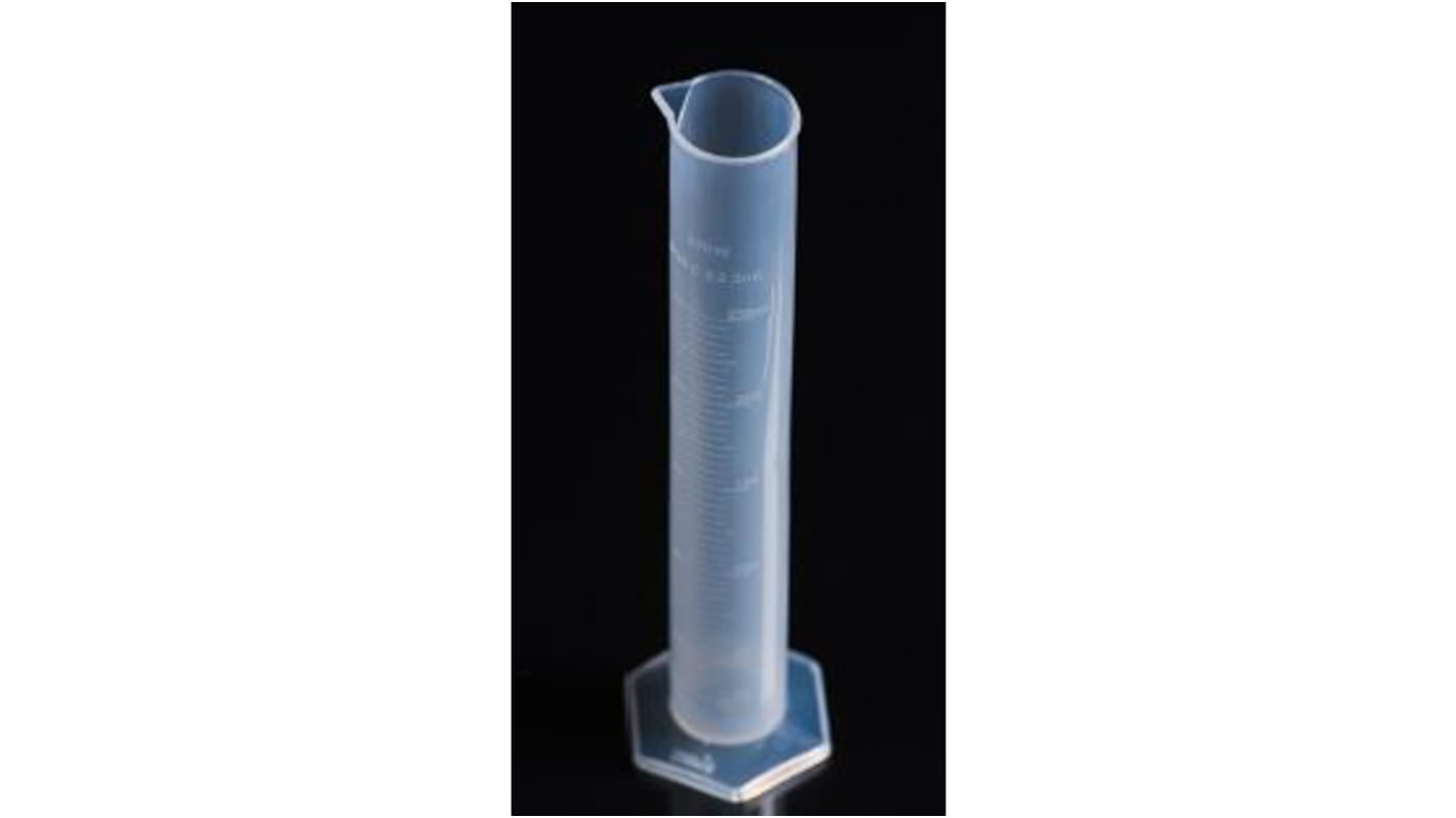 RS PRO PP Measuring Cylinder, 250ml