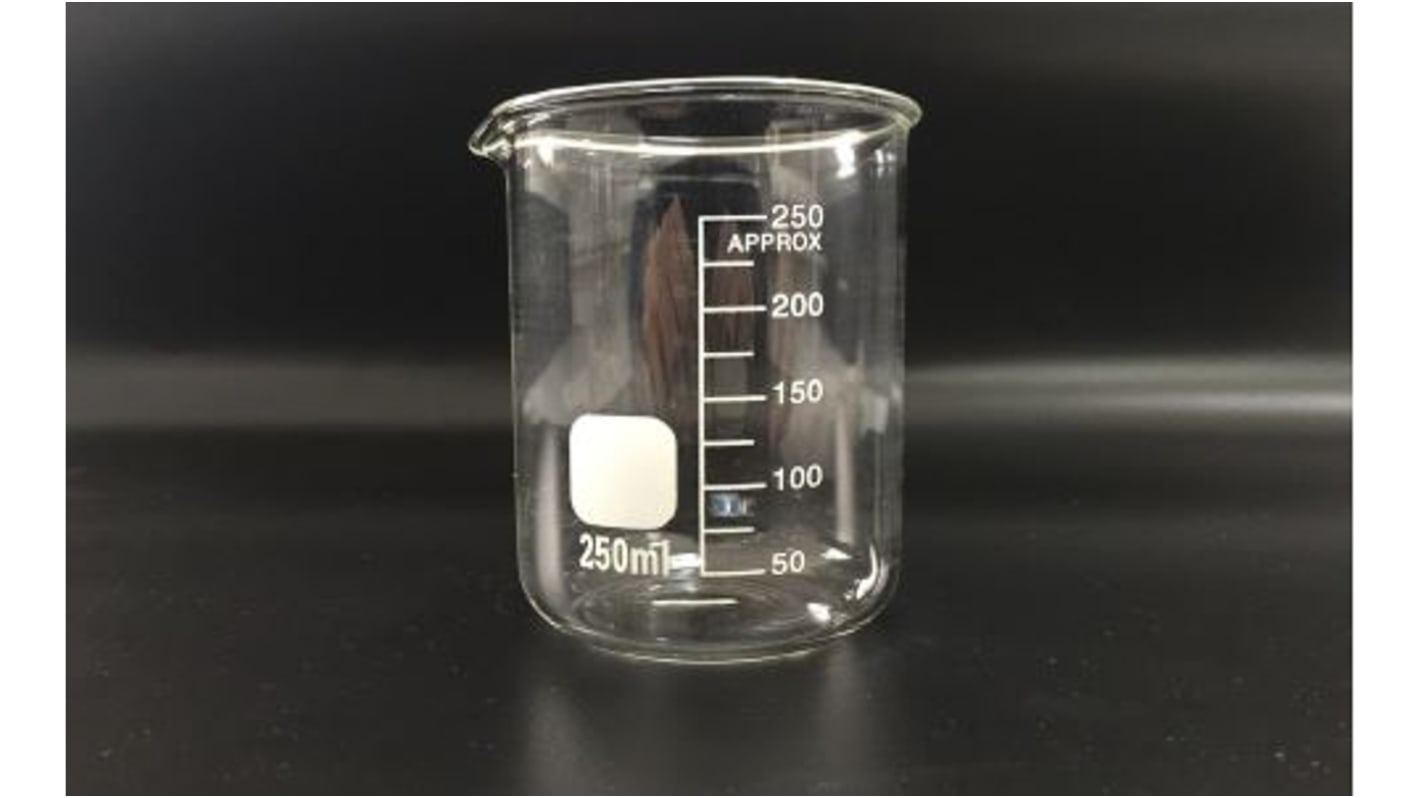 RS PRO Borosilicate Glass 250ml Beaker