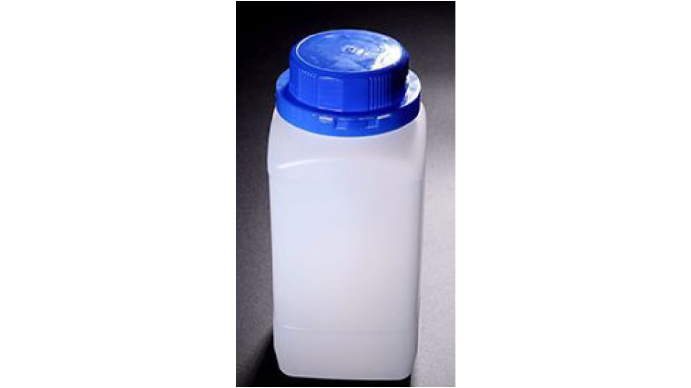 RS PRO HDPE Laborflasche 1L, Ø 89mm 8.9 Dia. x 20cm