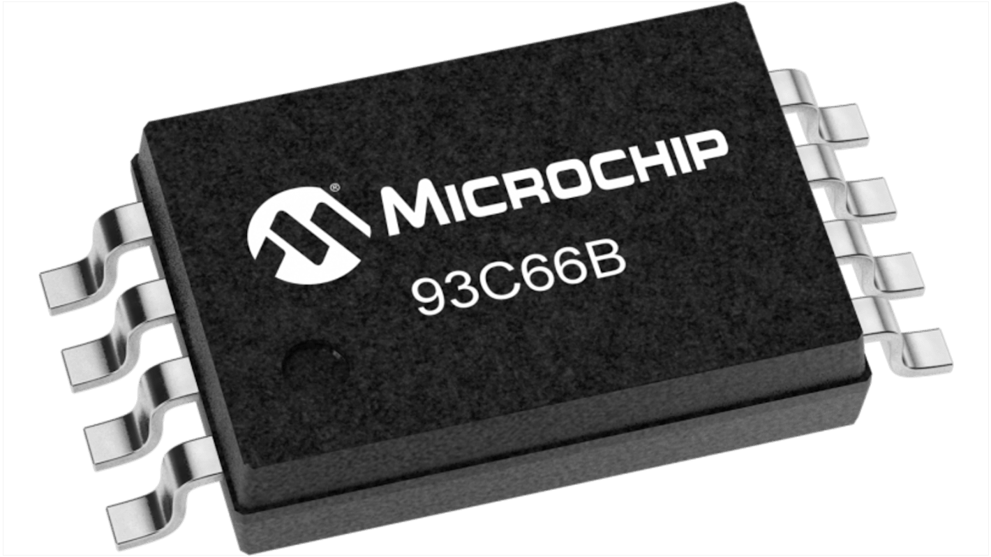 Memoria EEPROM A 3 fili Microchip, da 4kbit, TSSOP,  SMD, 8 pin