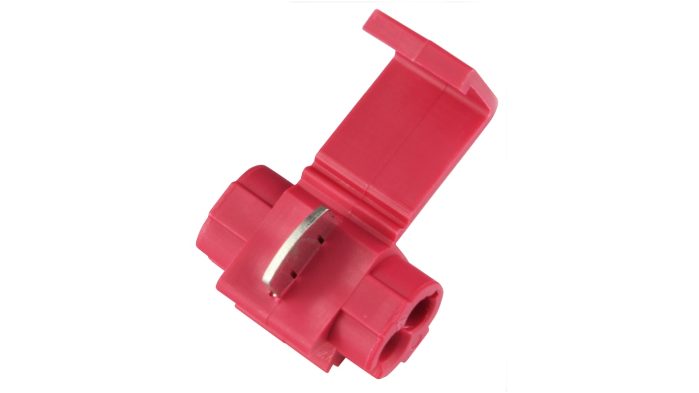 Conector de acoplamiento de cableado RS PRO, 0.5 → 0.75 mm², 22 → 18 AWG 18AWG 0.75mm² 22AWG 0.5mm², Rojo